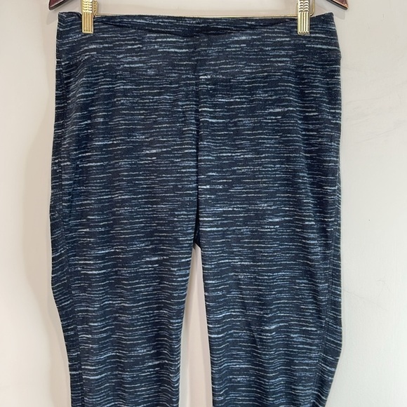 Columbia Glacial Fleece Printed Leggings Blue Space Dye Base Layer L - Picture 3 of 12